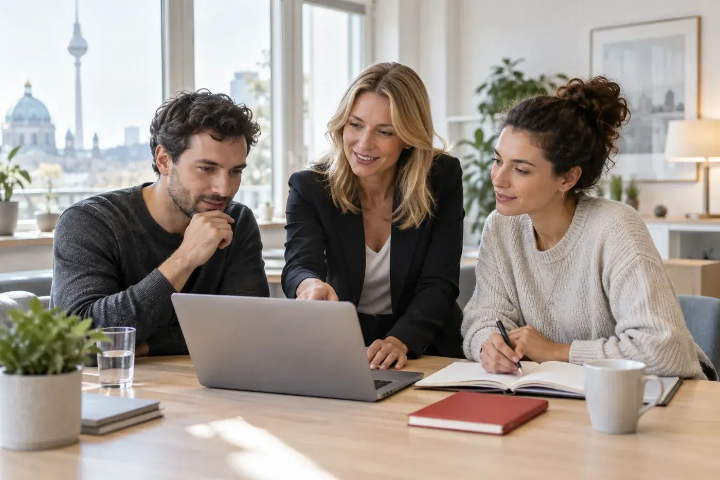 Gemeinsames Coaching in heller Lernumgebung